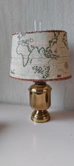 Nautische Petroleum Lamp met Wereldkaart, Ophalen, Binnenverlichting