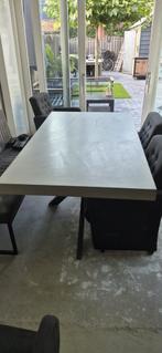 Eettafel beton cire, Huis en Inrichting, Tafels | Eettafels, Ophalen, Gebruikt, 200 cm of meer, 50 tot 100 cm