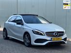 Mercedes-Benz A-klasse 180 AMG Night Edition Pano NAP Camera, 65 €/maand, Gebruikt, 4 cilinders, Leder en Stof