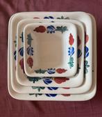 Boerenbont schalen set van 4 stuks onbeschadigd, Huis en Inrichting, Keuken | Servies, Ophalen of Verzenden, Aardewerk, Boerenbont