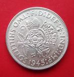Verenigd Koninkrijk 2 shillings (florin), 1945, Ophalen of Verzenden, Overige landen, Losse munt, Zilver