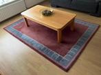 Wollen vloerkleed, 179*240cm, kleur oud rose en blauw., Ophalen, 150 tot 200 cm, 200 cm of meer, Zo goed als nieuw