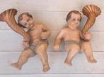 Mooie set antieke Putty's met kandelaar, Antiek en Kunst, Ophalen of Verzenden