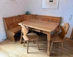 Robust Vintage Oostenrijkse/Zwitserse Eethoek zit hoekbank, Huis en Inrichting, Ophalen, Gebruikt, Hout, Oostenrijkse Duitse Stijl Eethoek zithoek hoekbank