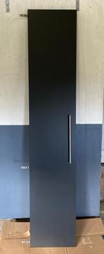 IKEA Nickebo deur 40x200 mat zwart met Kallrör handgreep, Huis en Inrichting, Keuken | Keukenelementen, Minder dan 50 cm, Gebruikt