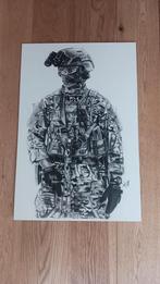 Pentekening kct operator., Verzamelen, Nederland, Ophalen of Verzenden, Landmacht