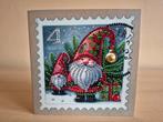 A12- daimond painting kaart- gnome postzegel (2), Ophalen of Verzenden, Nieuw, Overige thema's