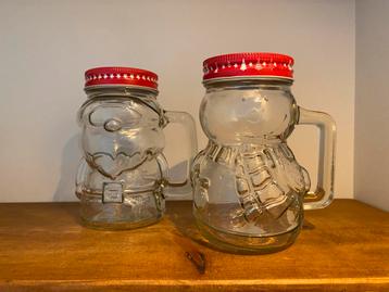 Drinkbekers, sneeuwpop 6x en kerstman 6x beschikbaar voor biedingen