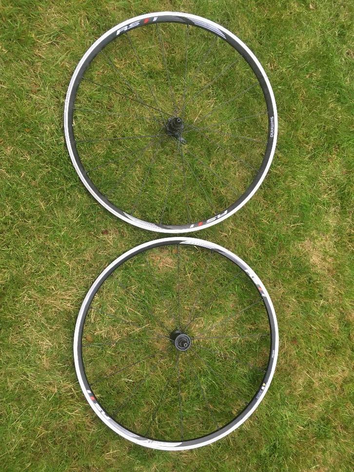 wielset Shimano, Fietsen en Brommers, Fietsonderdelen, Gebruikt, Racefiets, Wiel, Ophalen