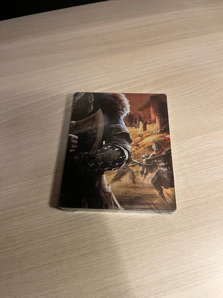 Assassins Creed Valhalla Steelcase Gesealed - Zonder Game, Ophalen of Verzenden, Zo goed als nieuw, Zonder controller, Original