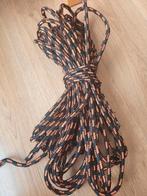 25 meter x 9,5mm Sterk Touw  - Zwart & Oranje. -Afgeprijsd!!, Ophalen of Verzenden, Zo goed als nieuw