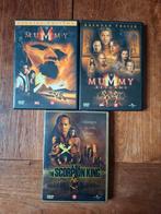3 dvd's uit Mummy serie; The mummy, returns, Scorpion king, Alle leeftijden, Ophalen of Verzenden, Gebruikt
