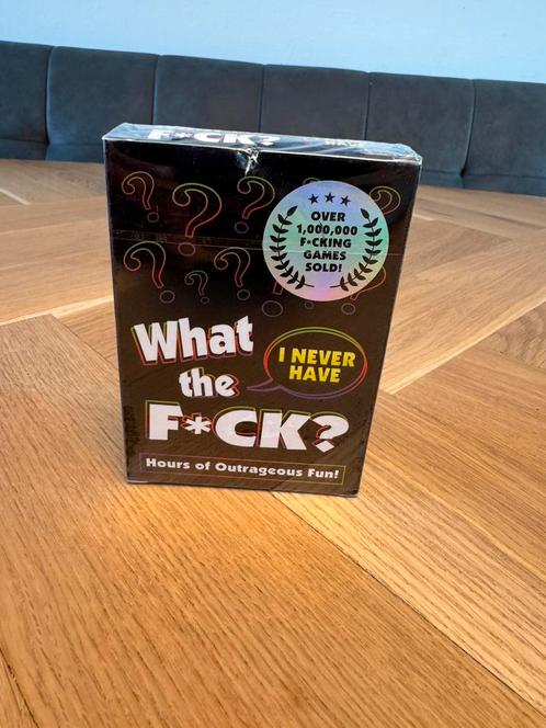 What the F*ck?  I Never Have Drinking Game (Engels, geseald), Hobby en Vrije tijd, Gezelschapsspellen | Kaartspellen, Nieuw, Vijf spelers of meer