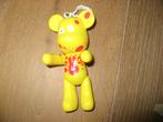 geel plastic beertje met ophang clip, Verzenden, Nieuw