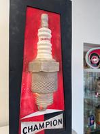 CHAMPION bougie reclame lichtbak, Verzamelen, Merken en Reclamevoorwerpen, Ophalen, Gebruikt, ., Lichtbak of (neon) lamp