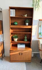 Vintage boekenkast van G plan design midcentury, Ophalen, Zo goed als nieuw, 25 tot 50 cm, 50 tot 100 cm