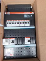 Abb groepenkast 1fase, 8groepen, 2 aardleks, hoofdschakelaar, Ophalen of Verzenden, Nieuw