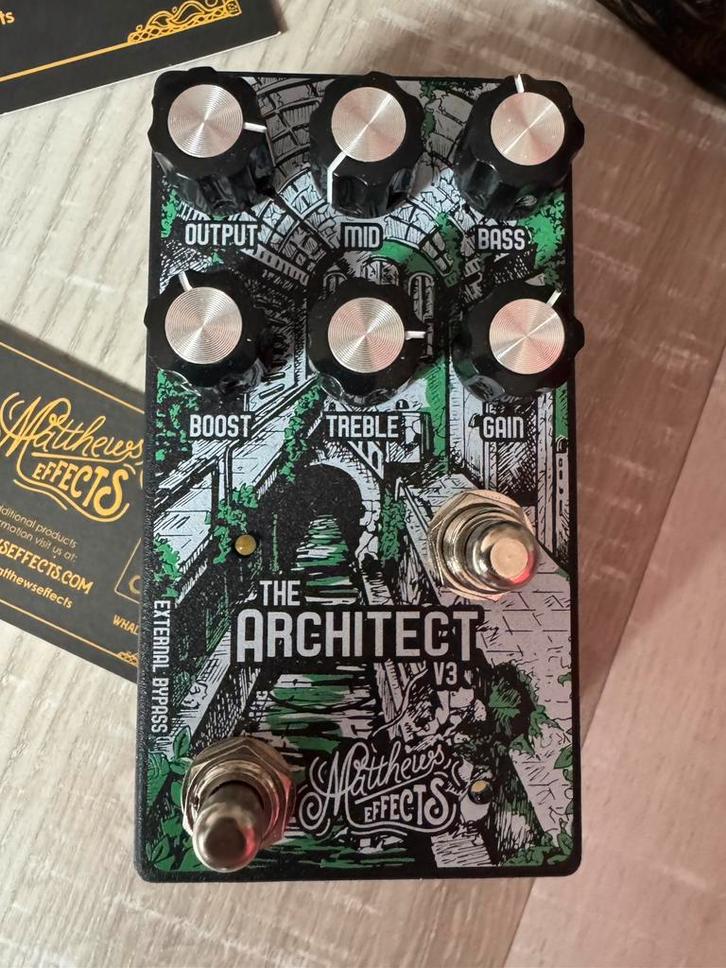 Matthews Effects Architect V3 overdrive (Klon-type), Muziek en Instrumenten, Effecten, Nieuw, Distortion, Overdrive of Fuzz, Verzenden