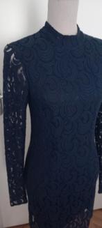blauw kanten jurkje van Only maat M, Maat 38/40 (M), Only, Blauw, Nieuw
