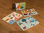 Houten puzzel speelgoed, Ophalen of Verzenden, Zo goed als nieuw, Meerdere stickers