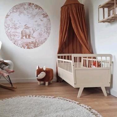 Vintage ledikant / kinderbedje 60 x 120, Kinderen en Baby's, Babywiegjes en Ledikanten, Gebruikt, Ledikant, Ophalen of Verzenden