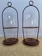 Windlicht groot 2 stuks, Gebruikt, Minder dan 50 watt, Staande lamp, Ophalen of Verzenden