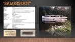 Salonboot 20,48m x 4,21m x 0,60m (bj 1926) MOET NU WEG, Watersport en Boten, Motorboten en Motorjachten, Ophalen, Gebruikt, Diesel