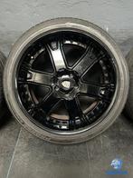 7mm! Porsche Cayenne Work Wheels LS-606 22 inch zwarte velge, Gebruikt, 285 mm, Banden en Velgen, Overige maten