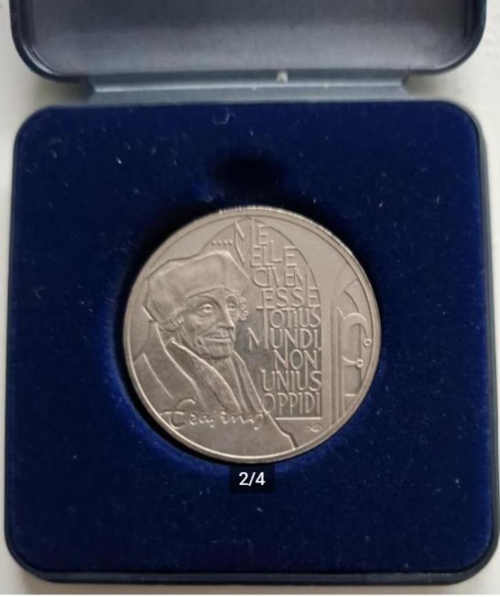 Penning Erasmus 2,5 ecu 1991, Postzegels en Munten, Penningen en Medailles, Overige materialen, Ophalen of Verzenden