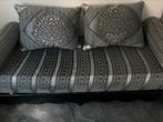 Sedari zwart met grijs/zilver stof, Huis en Inrichting, Ophalen