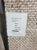 Vloerkleed Stella beige creme grijs 100% wol 160x230cm, Crème, 150 tot 200 cm, Ophalen of Verzenden, Rechthoekig