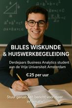 Bijles wiskunde & huiswerkbegeleiding, Bijles