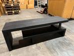 TV Meubel Zwart Gezandstraald MangoHout - NIEUW, Ophalen, Overige materialen, 100 tot 150 cm, Nieuw
