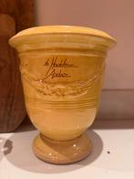 Anduze bloempot vaas geel, Ophalen of Verzenden