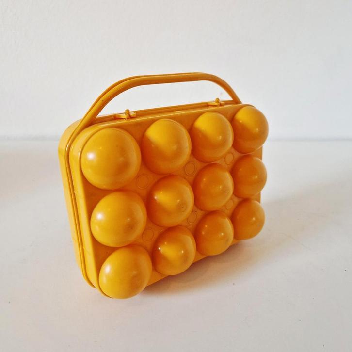 Seno kunststof Vintage eierdoos eier ei koffer, Verzamelen, Retro, Huis en Inrichting, Ophalen of Verzenden