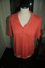Dames Poloshirt mt L (C&A)m.k.m.+knoopjes oranje (2)NIEUW, Maat 42/44 (L), Nieuw, Oranje, Ophalen of Verzenden