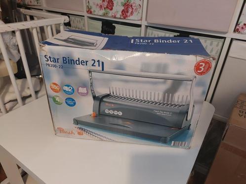 Inbindmachine met voorbladen, plastic kaften en bindruggen, Diversen, Bureau-accessoires, Zo goed als nieuw, Ophalen of Verzenden