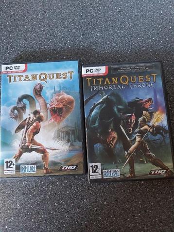  TITAN QUEST & TITAN QUEST - IMMORTAL THRONE (DVD-ROM) beschikbaar voor biedingen