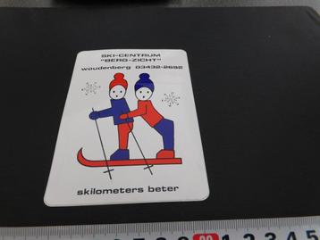 sticker Woudenberg ski centrum BERG ZICHT skilometers beter  beschikbaar voor biedingen