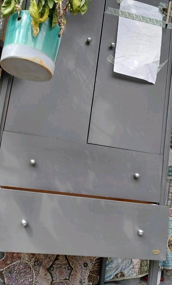 kledingkast, Huis en Inrichting, Kasten | Kledingkasten, Gebruikt, 150 tot 200 cm, 50 tot 100 cm, 50 tot 75 cm, Met lade(s), Met deur(en)