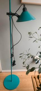 Vintage Jaren 80 vloerlamp turkoise, Huis en Inrichting, Lampen | Vloerlampen, Ophalen of Verzenden, Zo goed als nieuw