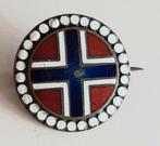 Grote brochespeld, emaille, NOORWEGEN, gebruikt., Verzenden, Gebruikt, Overige onderwerpen