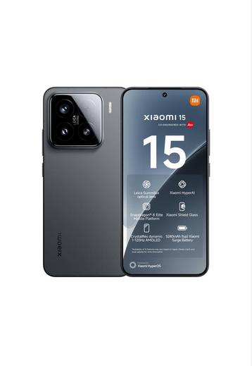 XIAOMI 15 - 5G - 512 GB Zwart geseald factuur + Garantie  beschikbaar voor biedingen
