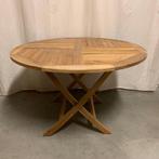 Tuintafel - opklapbaar - 120 cm - massief teak - TTM Wonen, Www.ttmwonen.nl, Nieuw, Ophalen of Verzenden, Info@ttmwonen.nl