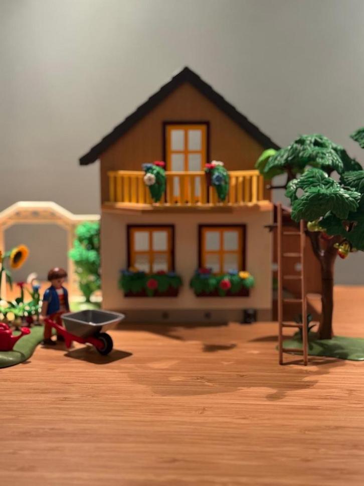 Playmobil Boerderij met Bio Winkel 5120, Kinderen en Baby's, Speelgoed | Poppenhuizen, Gebruikt, Poppenhuis, Ophalen of Verzenden