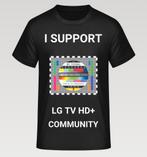 LG TV HD+ Community Shirt - Uniek Statement!, Kleding | Heren, T-shirts, Ophalen of Verzenden, Nieuw, Overige maten, Zwart
