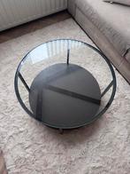 Glazen salontafel, Ophalen, Gebruikt, Rond, 50 tot 100 cm