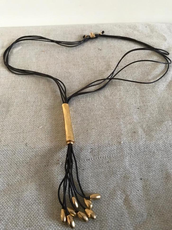 Uno de 50 ketting (103) (295,- = 132,50) Poseidon gold, Sieraden, Tassen en Uiterlijk, Kettingen, Nieuw, Overige materialen, Goud