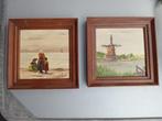 mini schilderijtjes (2x vd Heide), Antiek en Kunst, Kunst | Schilderijen | Klassiek, Ophalen