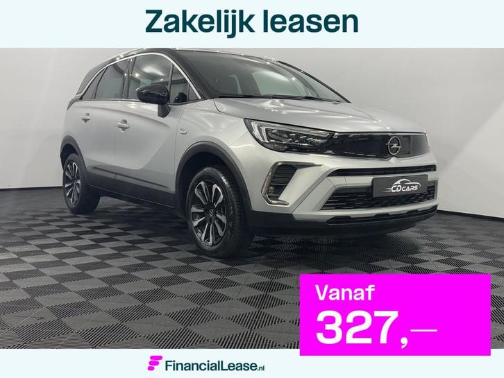 Opel Crossland 1.2 Turbo Elegance Half leder, Clima, Apple c, Auto's, Opel, Bedrijf, Lease, Financial lease, Crossland X, ABS